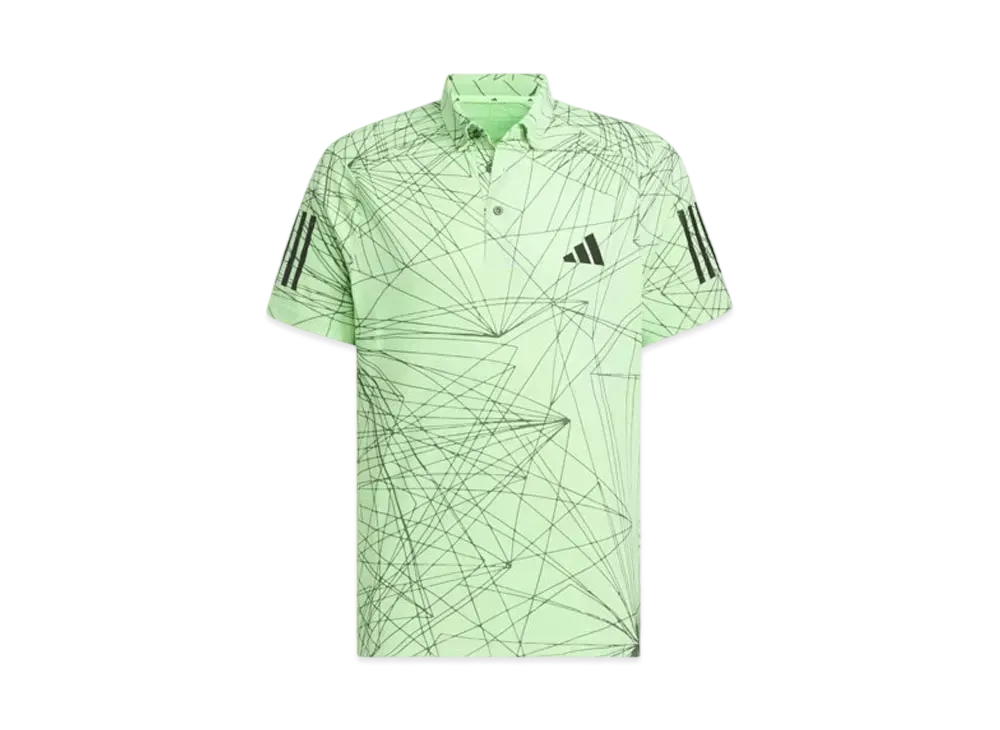 adidas Ray Beam Print Dry Polo "Green Spark"