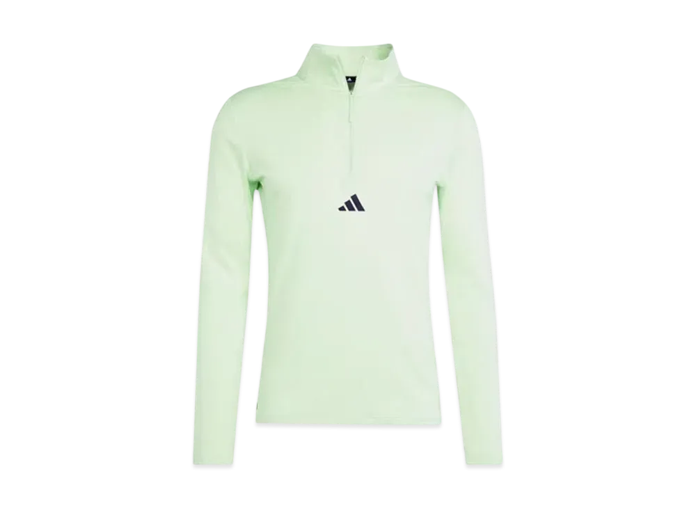 adidas Workout Quarter-Zip Track Top "Semi Green Spark/Black"