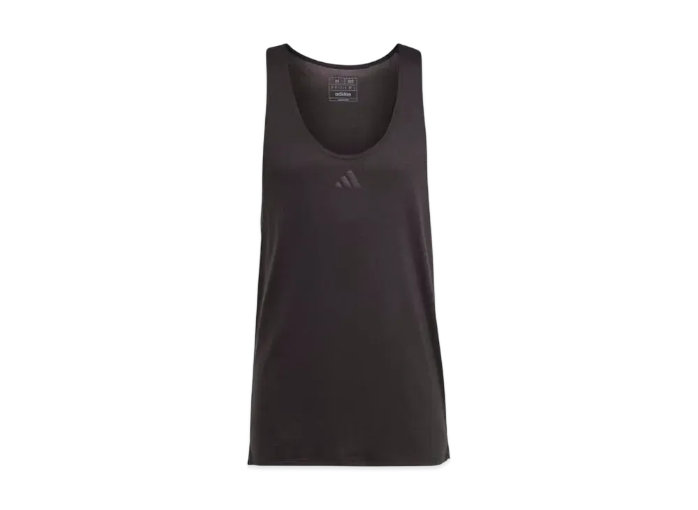 adidas Workout Stringer Tank Top "Black/Black"