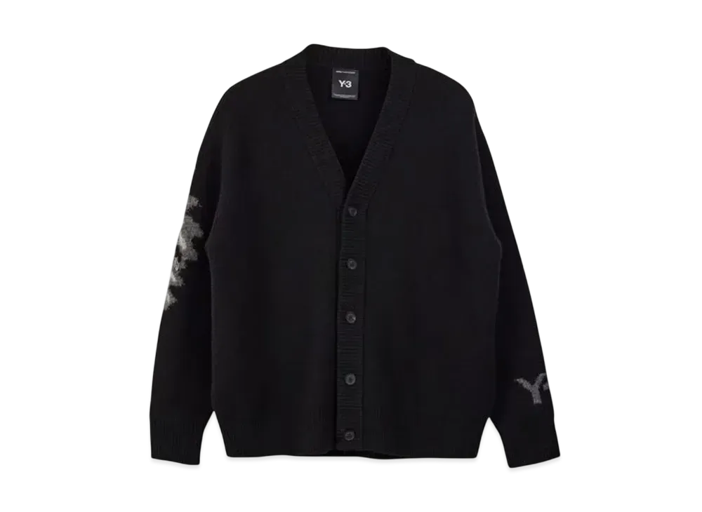 adidas Y-3 Graphic Knit Cardigan "Black"