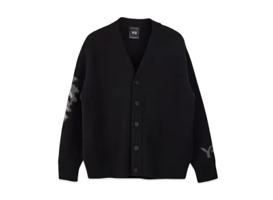 adidas Y-3 Graphic Knit Cardigan "Black"