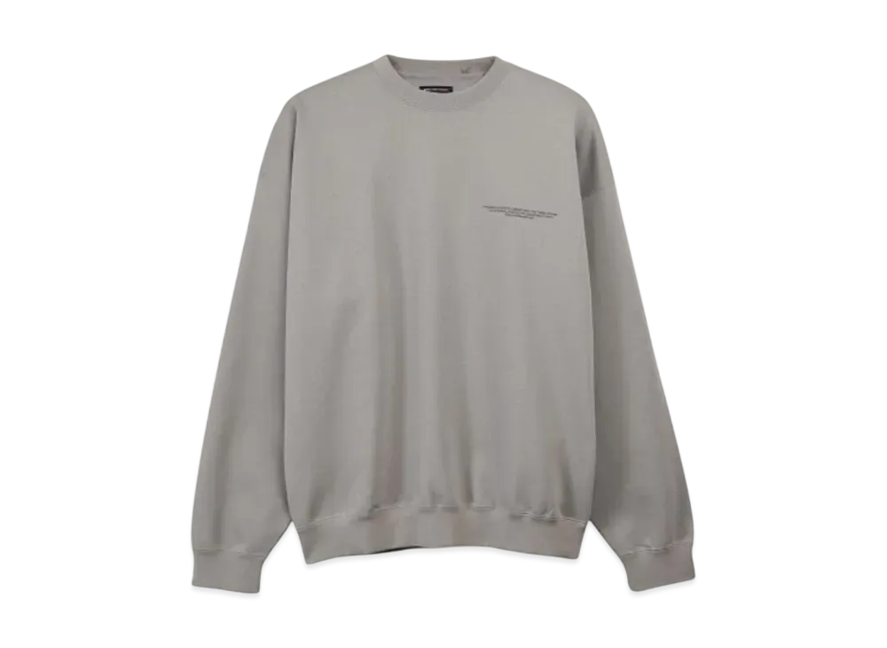 adidas Y-3 Logo Crew Sweatshirt "Charcoal Solid Grey"