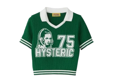 HYSTERIC GLAMOUR Hysteric 75 Jacquard Chibi Shirt "Green"