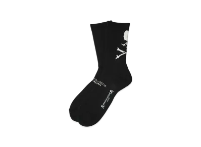 MASTERMIND JAPAN-CREW SOCKS"BLACK"