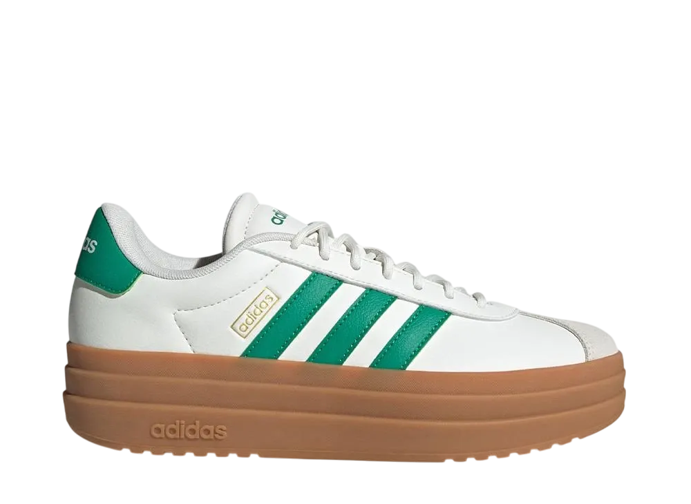 アディダス ウィメンズ VL コート ボールド "コアホワイト/コートグリーン/ゴールドメタリック"