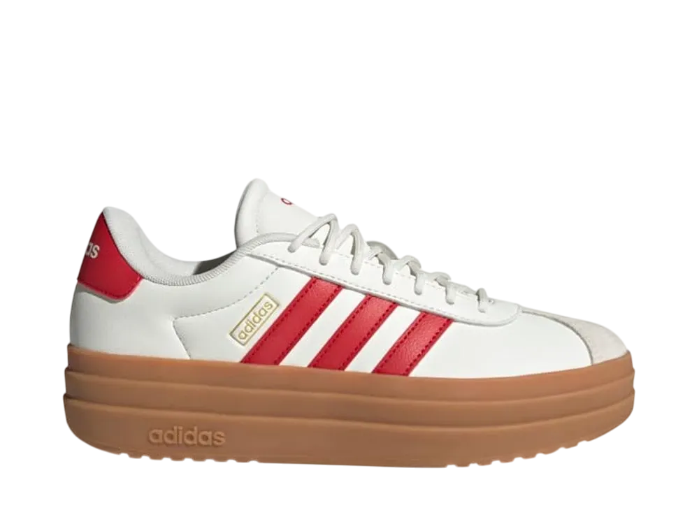 アディダス ウィメンズ VL コート ボールド "コアホワイト/ベタースカーレット/ゴールドメタリック"