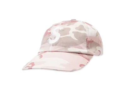 Supreme Pigment Coated S Logo 6-Panel "Pink Camo"