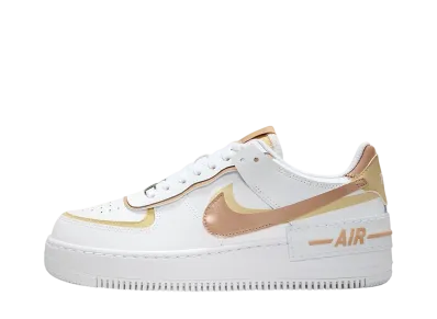 Nike Women's Air Force 1 Shadow "White/Team Gold/White/Hemp"