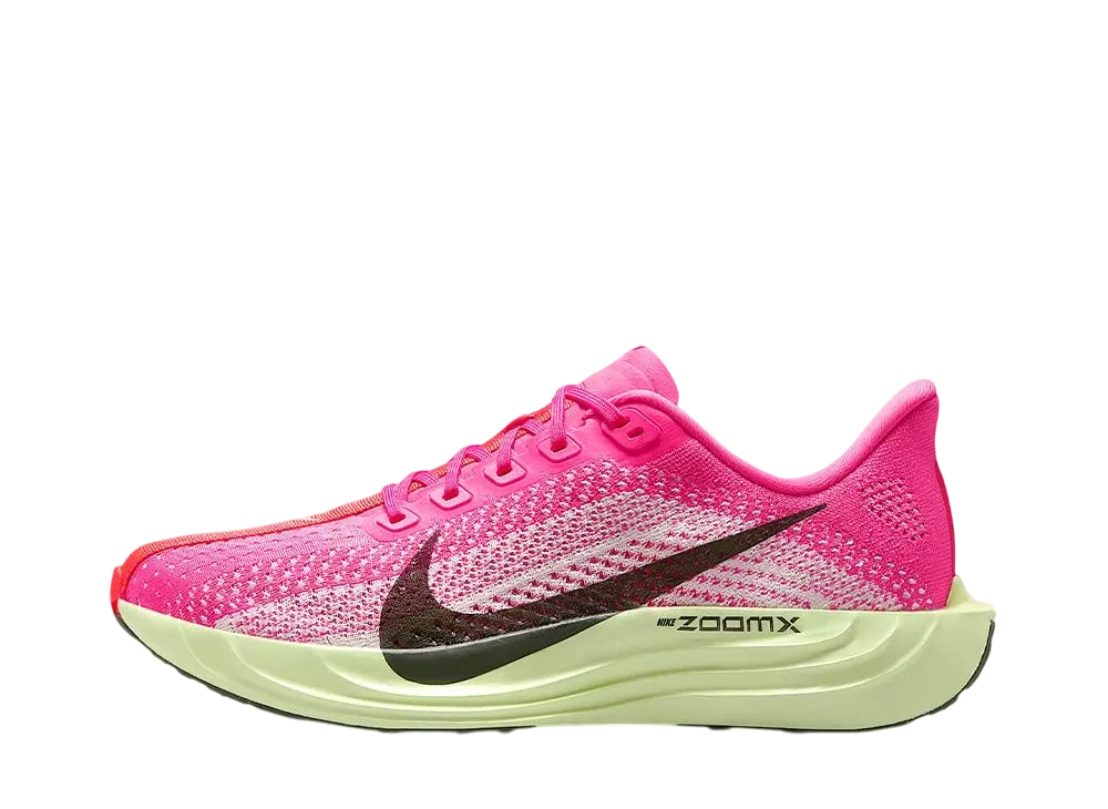 Nike Women's Pegasus Plus "Hyper Pink/Bright Crimson/Barely Volt/Sequoia"