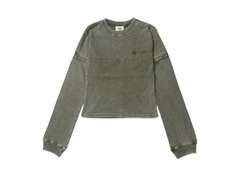 HTH Dickies x HTH Ladies Rib cut sew "KHAKI"