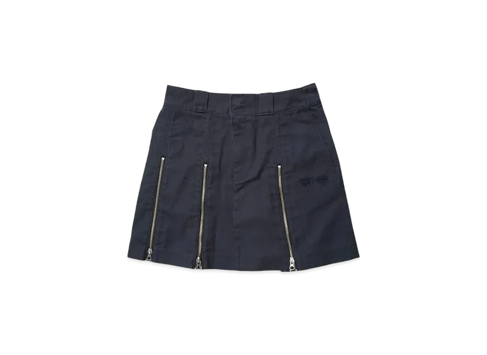 HTH Dickies x HTH Zip mini skirt "NAVY"