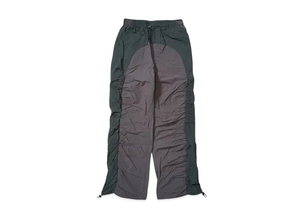 HTH nylon shirring pants "GRAY"