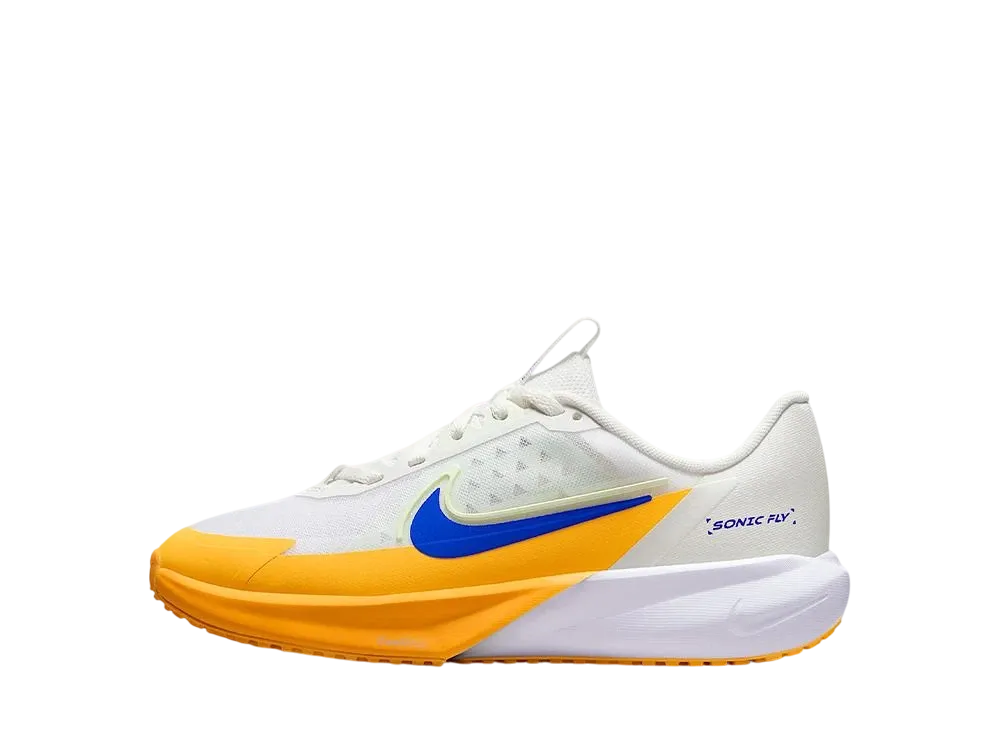 ナイキ GS ソニックフライ "サミットホワイト/ボルトティント/ホワイト/ハイパーロイヤル" (キッズ)