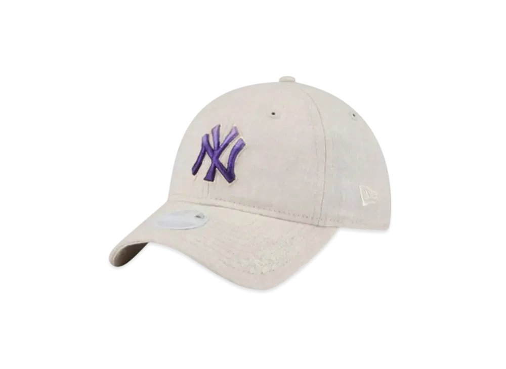 NEW ERA Women's 9Twenty Floral Visor New York Yankees "Linen Beige"