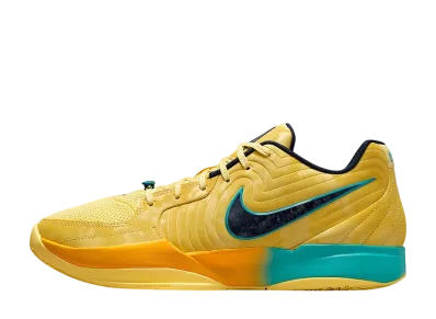 Nike Ja 2 "Soft Yellow/University Gold/Dusty Cactus/Obsidian" (FD7327-700/FD7328-700)