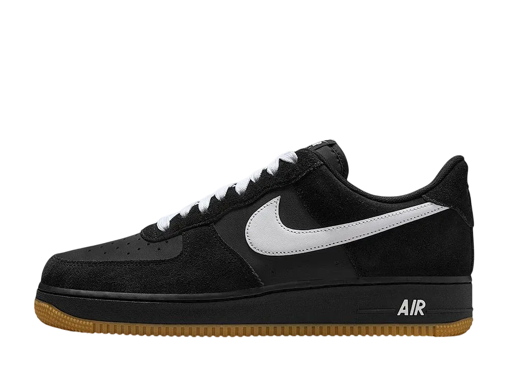 Nike Air Force 1 Low '07 LV8 "Black/Gum Light Brown/White"