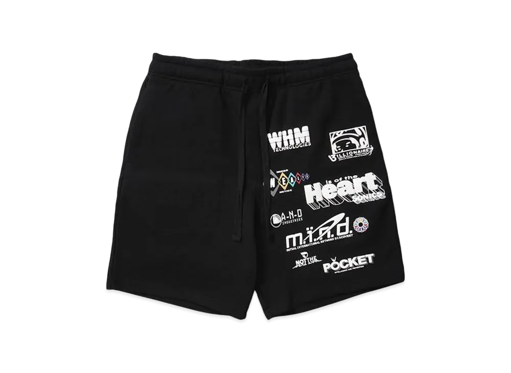 BILLIONAIRE BOYS CLUB BB WHM SHORTS "BLACK"