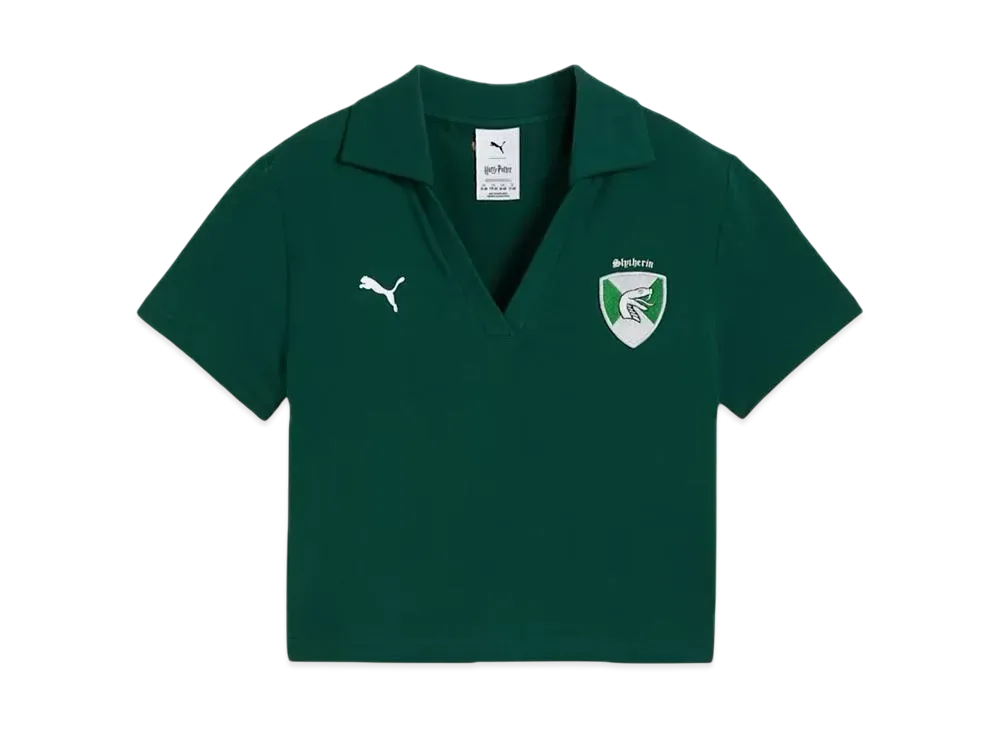 PUMA x Harry Potter Women's Short Sleeve Polo Shirt "Dark Myrtle"