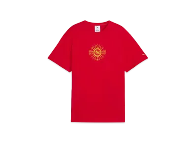 PUMA x Harry Potter Boys Relax Graphic Short Sleeve T-Shirt "For All Time Red"