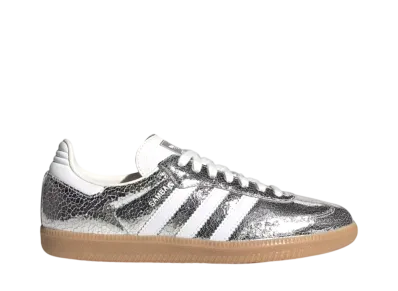 アディダスオリジナルス ウィメンズ サンバ OG "メタリックシルバー"