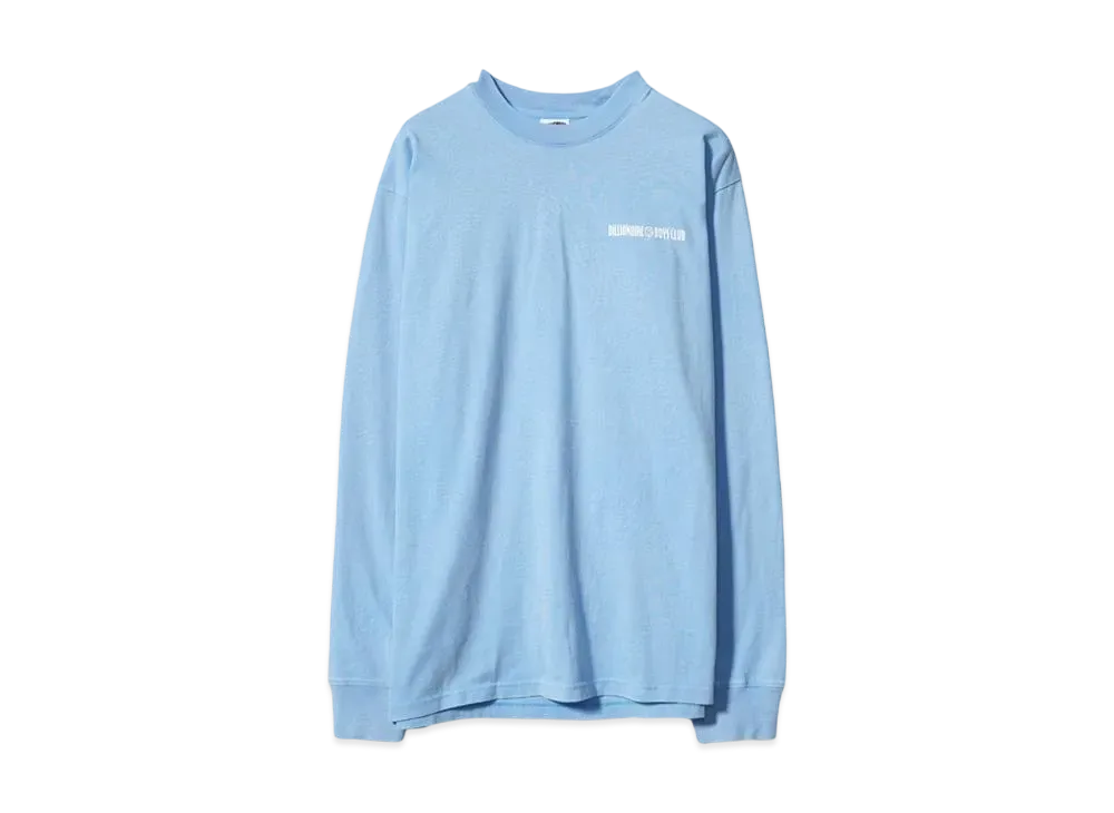 BILLIONAIRE BOYS CLUB BB HELMET WASHED LS T-SHIRT "LITTLE BOY BLUE"