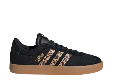 adidas Women's VL Court 3.0 "Core Black/Shadow Brown/Matte Gold"