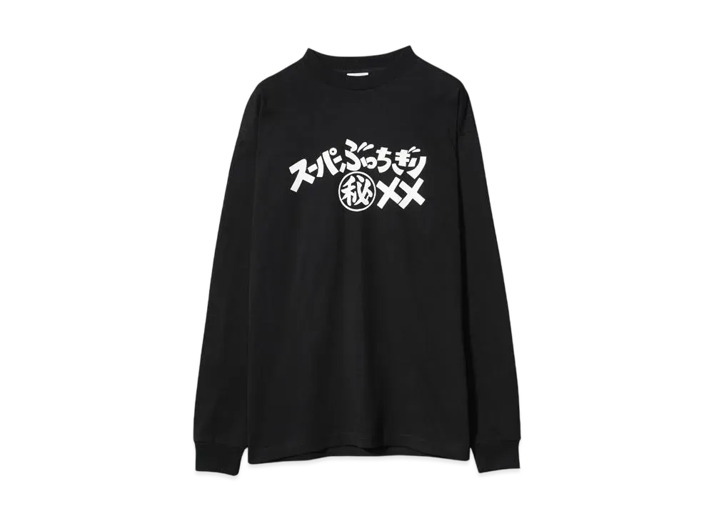 BUENA VISTA スーパーぶっちぎりマル秘×× L/S tee "BLACK"