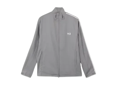 adidas Y-3 Refined Wool 3-Stripes Track Top "Charcoal Solid Grey"