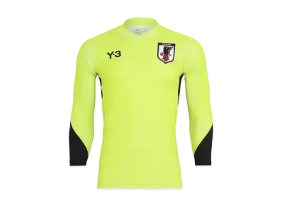 adidas Y-3 Japan National Soccer National Team 2024 GK First Authentic Long Sleeve Uniform "Semi Solar Yellow"