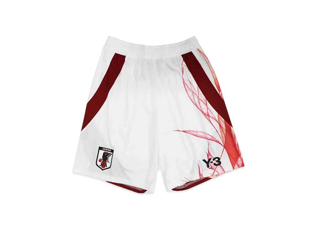adidas Y-3 Japan National Soccer National Team 2024 Away Shorts "Core White"