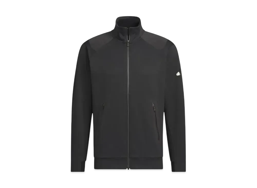 adidas Premium Double Knit Track Jacket "Black/Black"