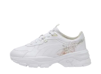 Puma Women's Cassia Via Graphic "White/Alpine Snow"