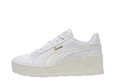 Puma Women's Karmen Wedge Graphic "White/Warm White"