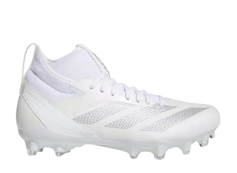 アディダス アディゼロ インパクト アメリカン フットボール スパイク "クラウドホワイト/シルバーメタリック"