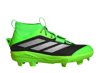 adidas Adizero Edge+ Cleats "Team Solar Green/Silver Metallic/Core Black"