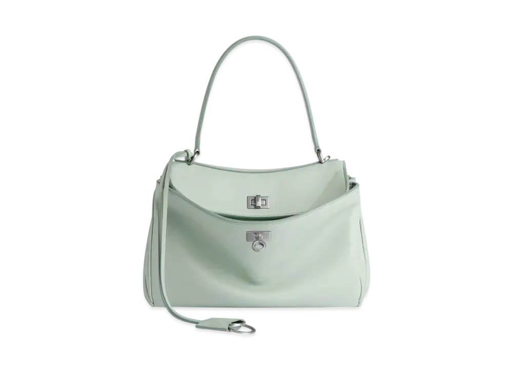 BALENCIAGA Rodeo Small Handbag "Mineral Green"