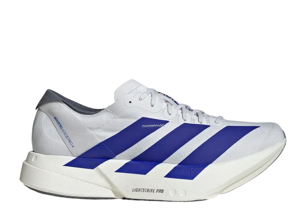 アディダス アディゼロ アディオス プロ4 "ルシッドブルー/ダッシュグレー/オニックス"