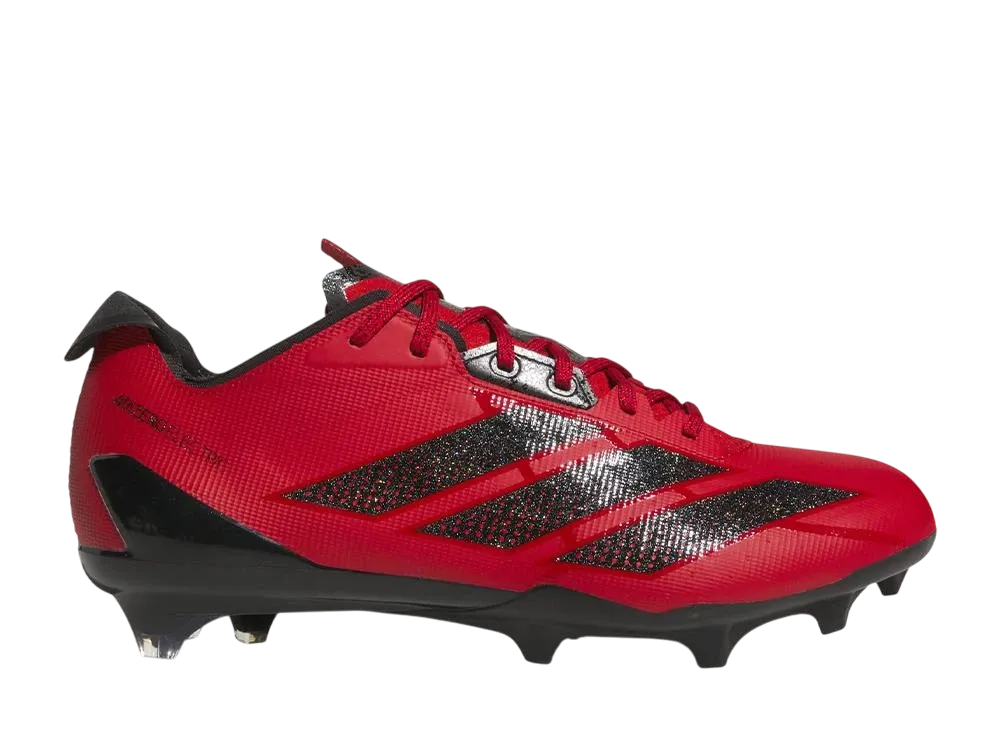 アディダス アディゼロ エレクトリック2 フットボールスパイク "チームパワーレッド/コアブラック"