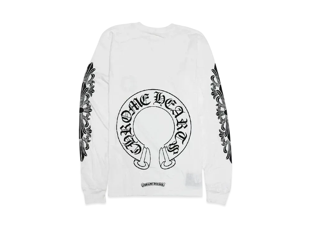 クロムハーツ ホースシュー L/S Tシャツ "ホワイト"
