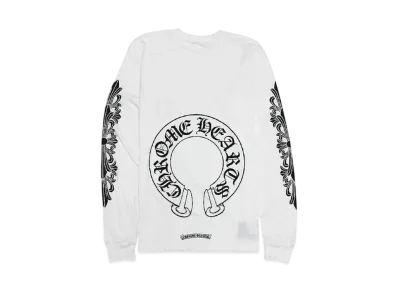 Chrome Hearts Horse Shoe L/S T-Shirt "White"