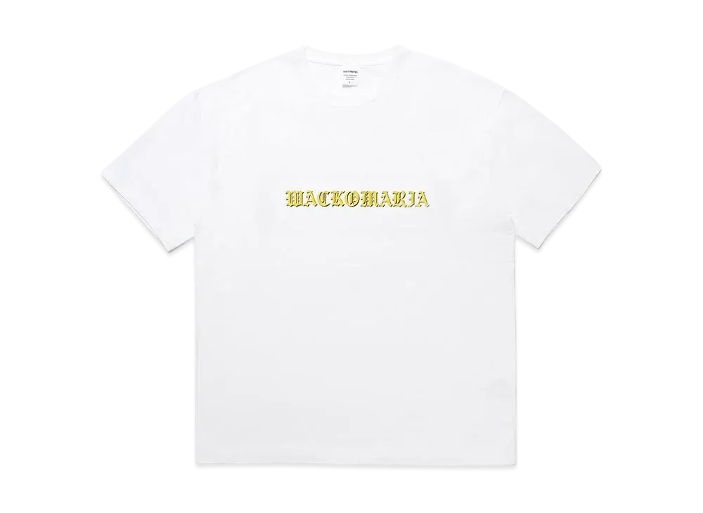 WACKO MARIA Washed Heavy Weight T-Shirt "White"