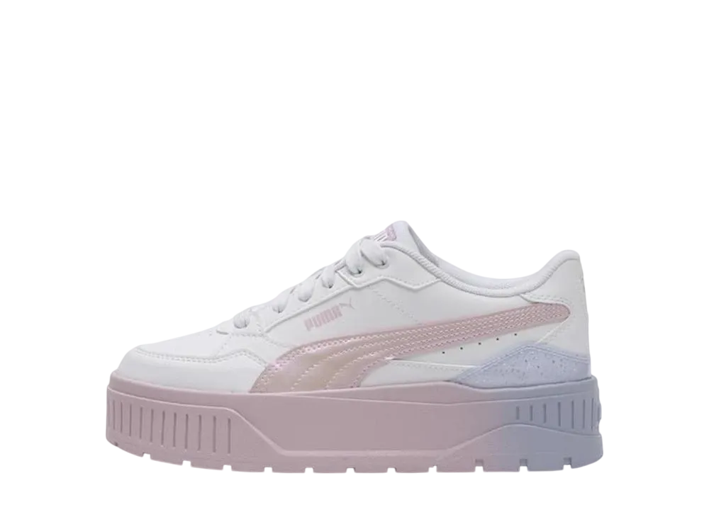 プーマ GS カルメン2 アイドル ブラーリー ドリーム "ホワイト/ローズモーブ" (キッズ)