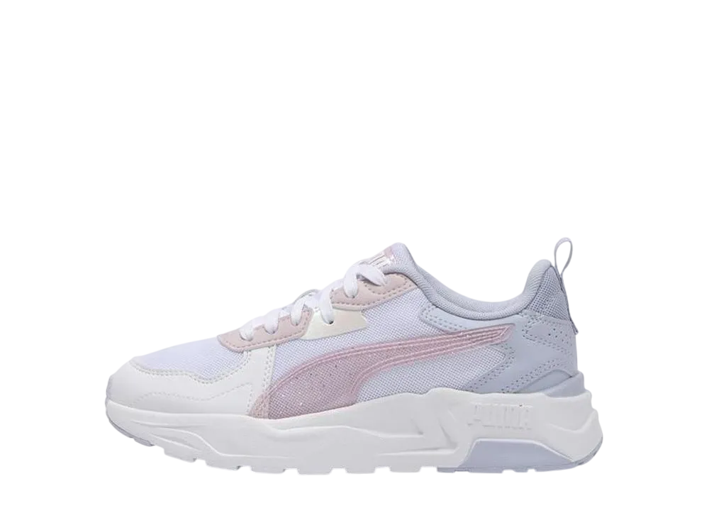 プーマ GS トリニティ ライト ブラーリー ドリーム "ホワイト/ローズモーブ" (キッズ)