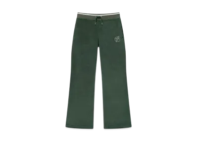 BlackEyePatch B Emblem Velour Flared Pants "Green"