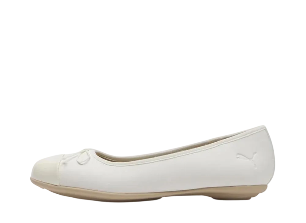 Puma Women's Yongi Flat Ribbon "Warm White"
