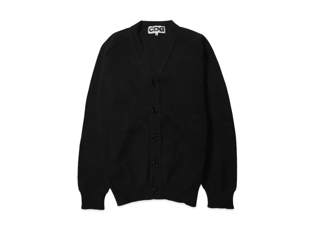 COMME des GARCONS V-Neck School Cardigan "Black"
