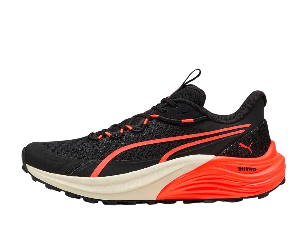 プーマ エレクトリファイ ニトロ4 "プーマブラック/グローイングレッド/ウォームホワイト"
