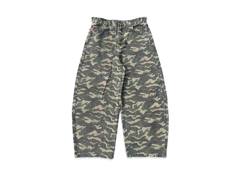 9090 King Logo Assort Ballon Buggy Pants "GREEN CAMO"