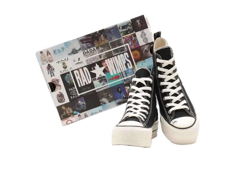 RADWIMPS × atmos × Converse All Star (R) Lifted Z Hi AT RW "Black"