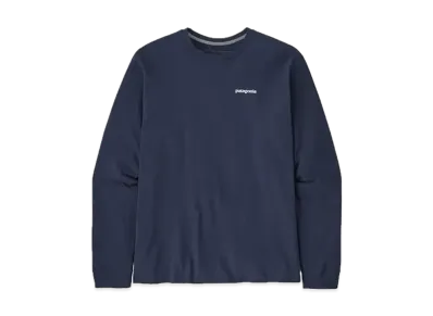 Patagonia Men's Long Sleeve P-6 Logo Responsibility "New Navy"